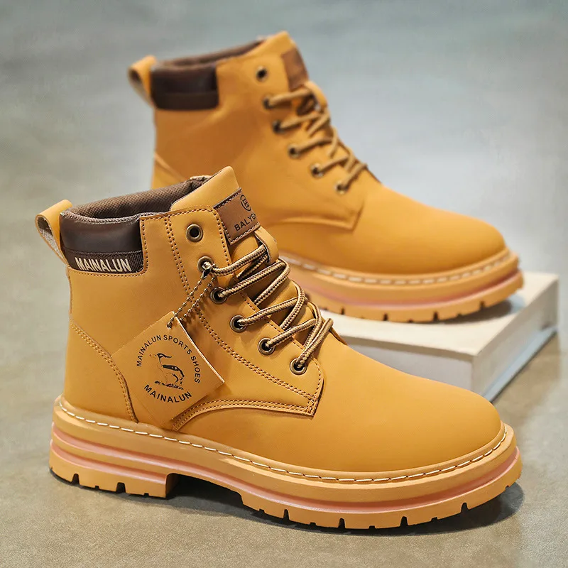 Canvas Sneaker High - Klassieke Heren Hoge Laarzen Hoge Kwaliteit