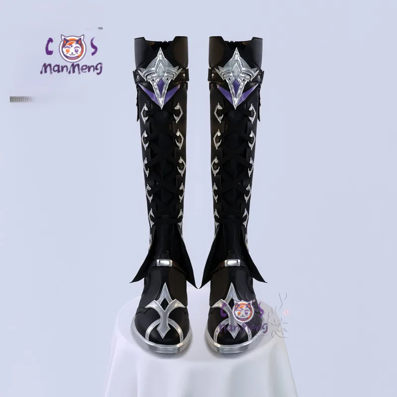Men Shoes Boots - Kyryll Chudomirovich Flins Cosplay Genshin Impact