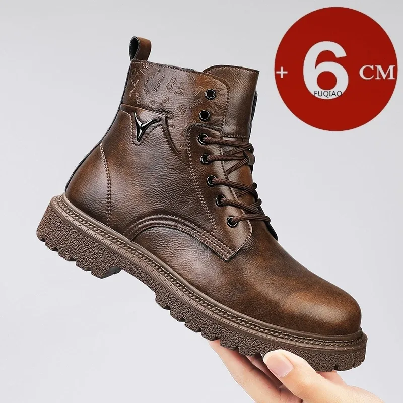 Men'S Shoes Height Increase - 6 cm onzichtbare hoogte toenemende herenlaarzen