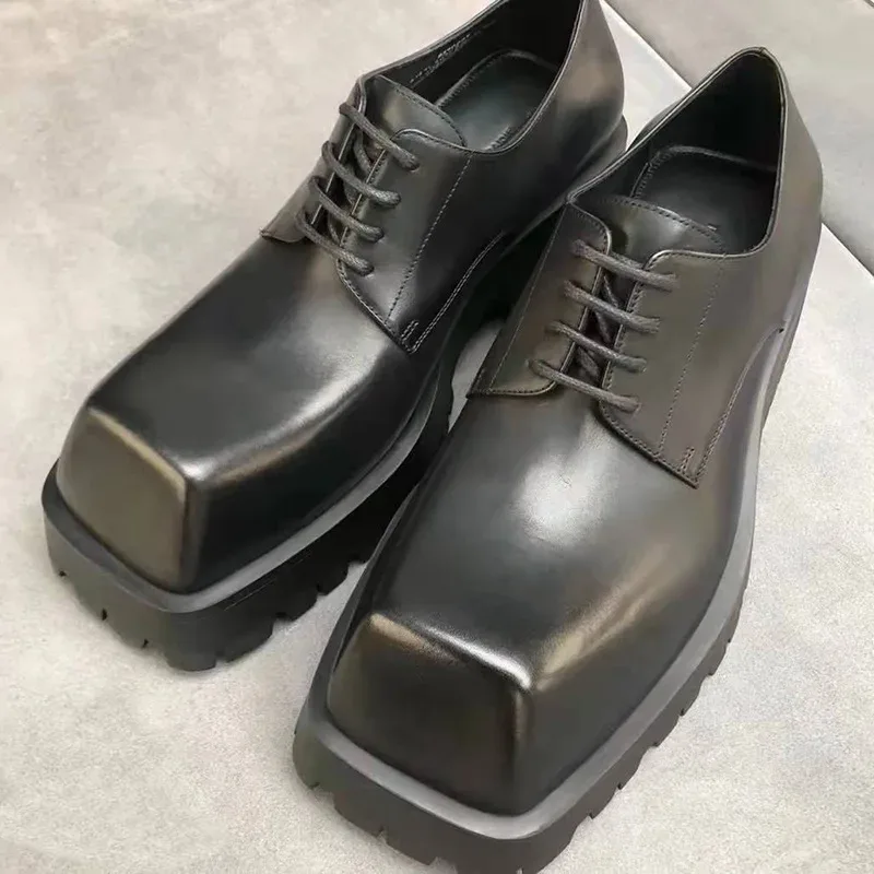 Men Shoes Oxford - Herenloafers Leren motorlaarzen Krokodilpatroon Casual Oxford-schoenen