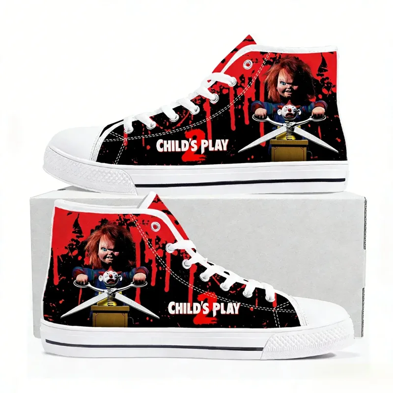 Canvas Sneaker High - Horrorfilm Childs Play Chucky High Top