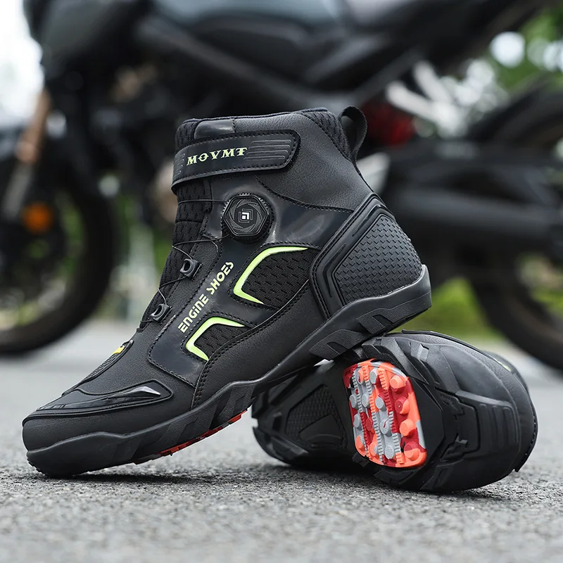 Men Shoes Boots - Motorfietslaarzen Motocross Street Gear Racelaarzen Microvezel