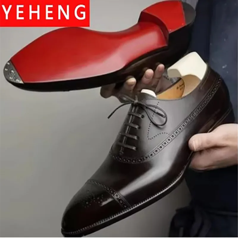 Men Shoes Red Bottom - Heren Formele Schoenen Rode Zool Mode