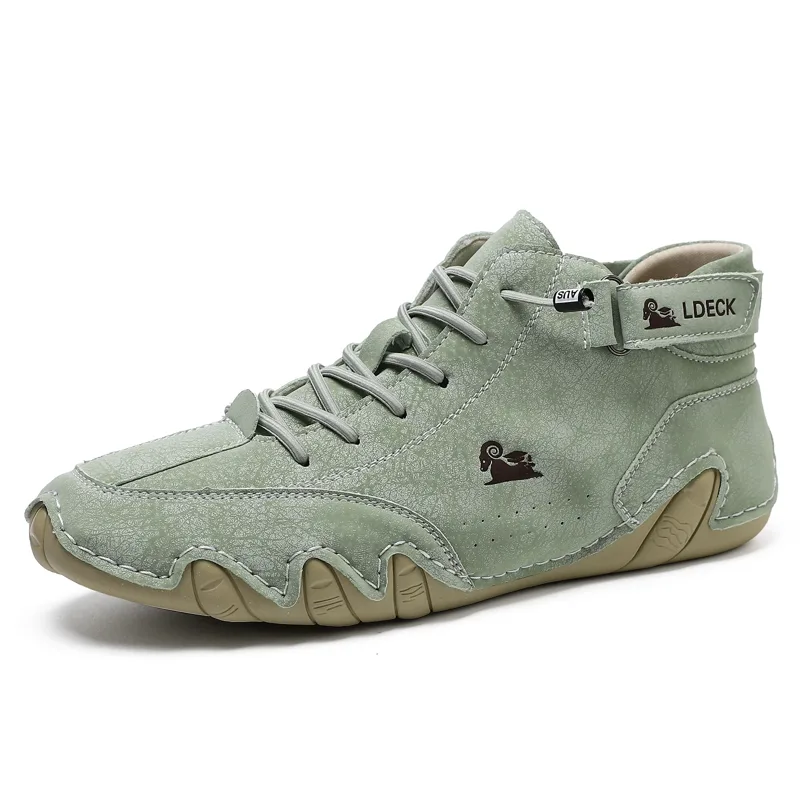 Men Shoes Boots - Mannen Echt Lederen Schoenen Enkellaarsjes 2026