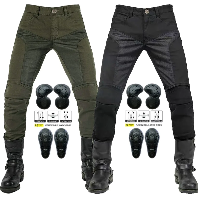 Men'S Shoes With Jeans - 2025 Nieuwe motorfiets zomer rijden jeans