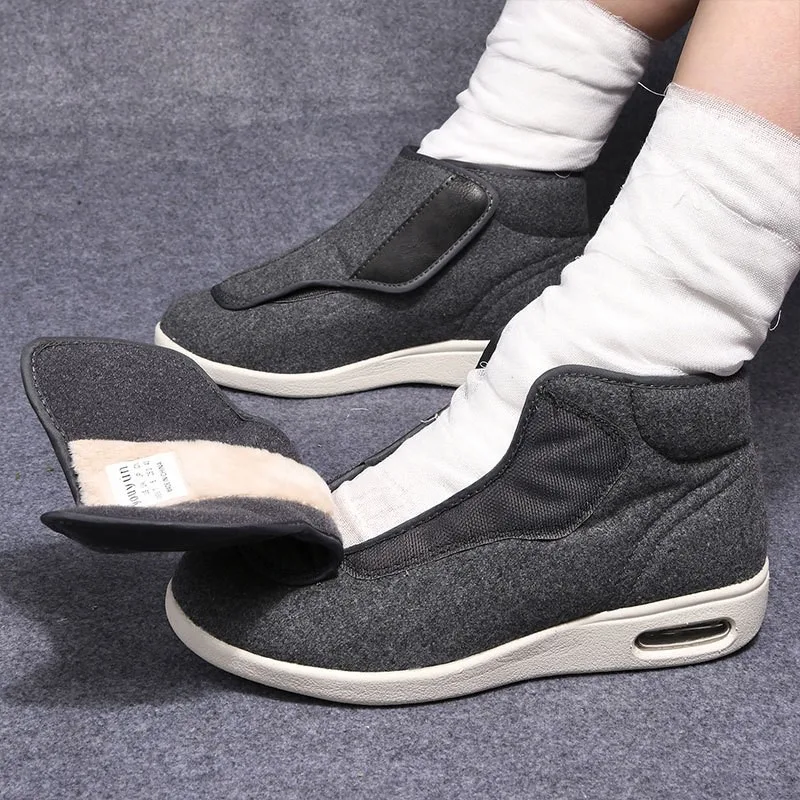 Men'S Shoes For Wide Feet - Winter Velvet Orthopedische Schoenen voor Brede,