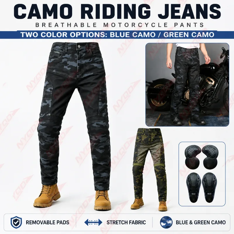 Men'S Shoes With Jeans - Motorrijbroek Zomer Ademende Denim Broek Slim