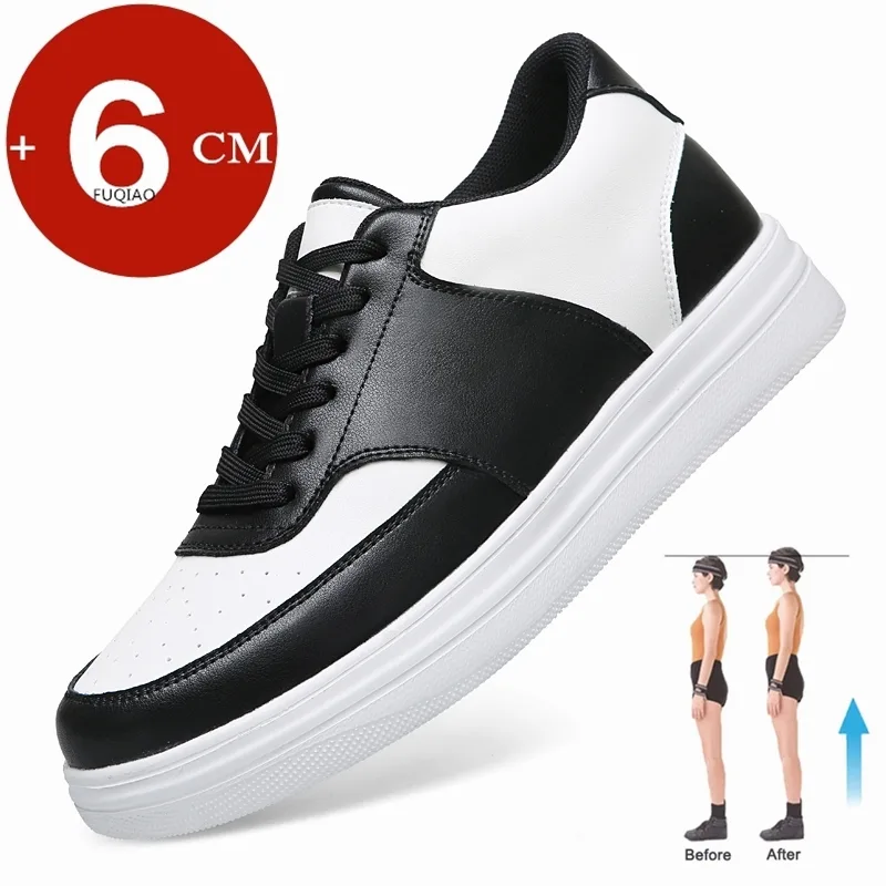Men'S Shoes Height Increase - Hoogte Toenemende 6cm Unisex Lederen Casual