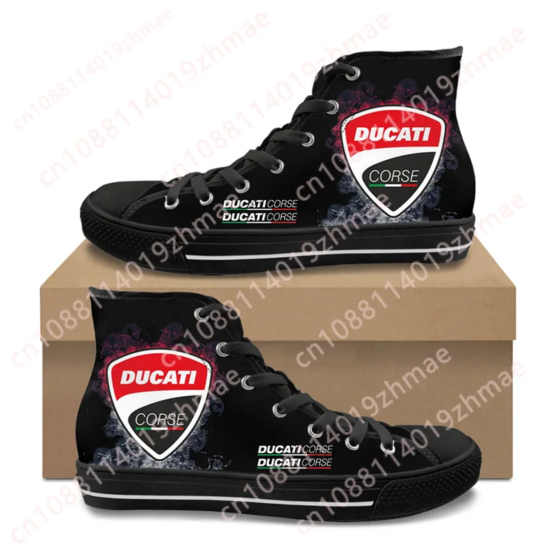 Canvas Sneaker High - Ducatis Italië schoenen Flats Sneakers Heren