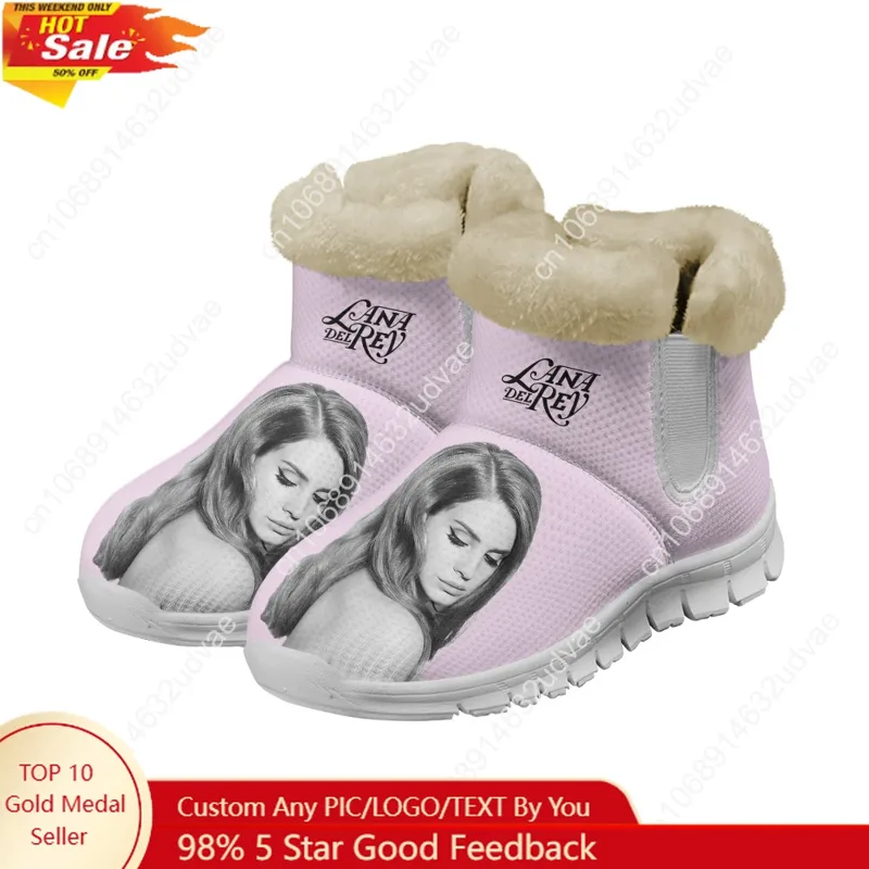 Men Shoes Boots - Lana Del Rey Singer Pluche schoenen