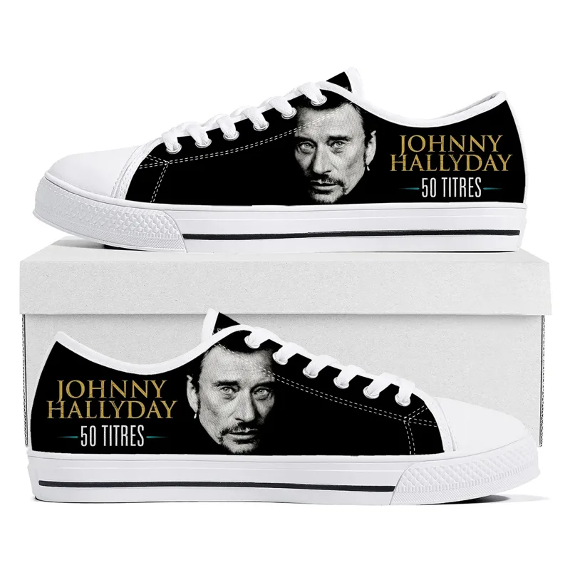 Canvas Sneaker High - Johnny Hallyday Rock Singer Low Top