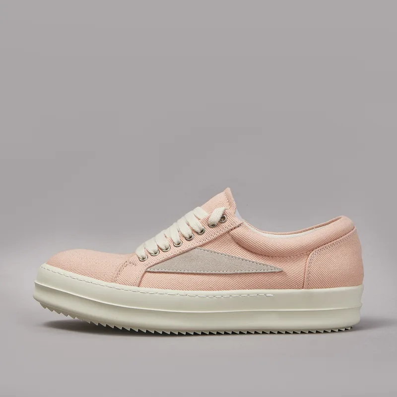 Men Shoes Boots - Unisex viesroze twill stof lage sneakers