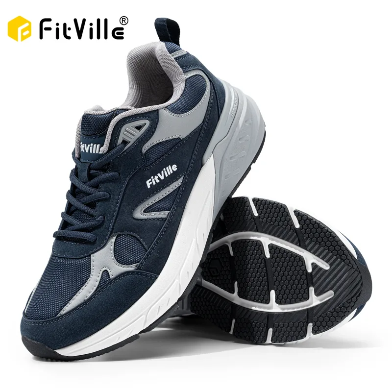 Men'S Shoes For Wide Feet - FitVille Nieuwste Wandelschoenen voor Mannen Brede