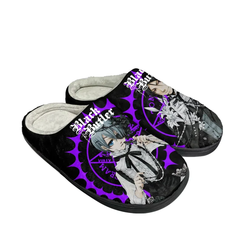 Men Shoes Black - Black Butler Home Katoenen pantoffels Heren