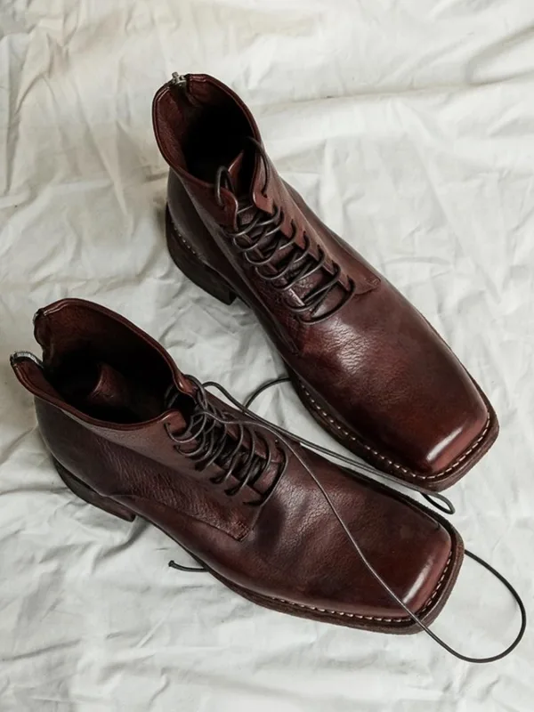 Retro mode herenlaarzen met ri - Men'S Shoes Height Increase recensie en prijs