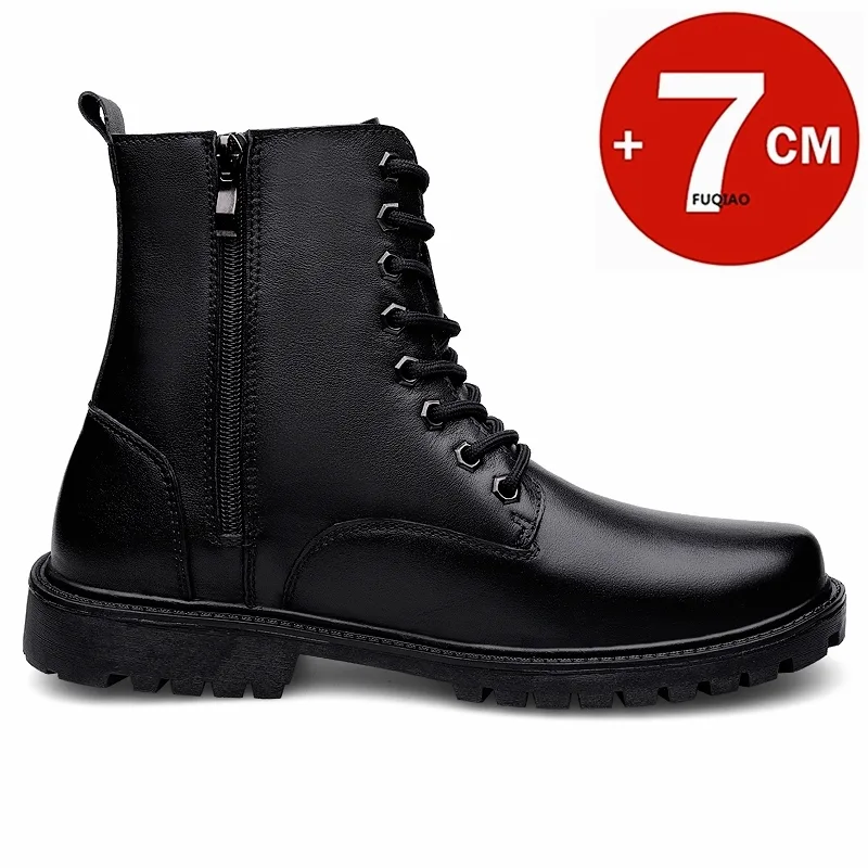 Heren lederen verhogende laarz - Men'S Shoes Height Increase recensie en prijs