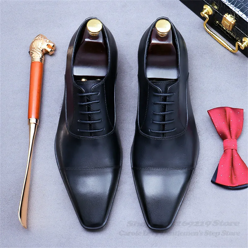 Mannen Oxford lederen schoenen - Men Shoes Oxford recensie en prijs