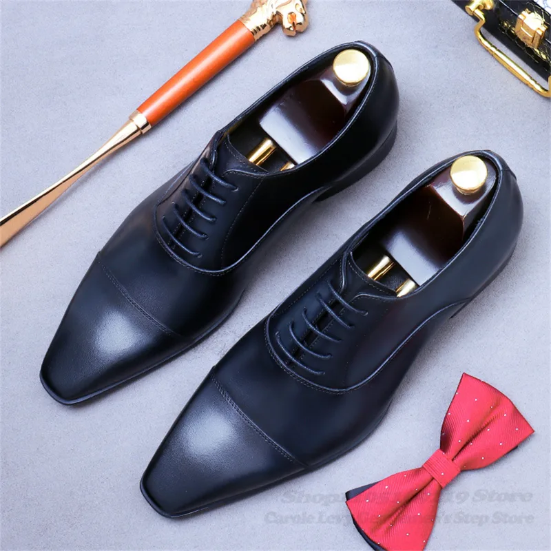 Mannen Oxford lederen schoenen - Men Shoes Oxford recensie en prijs