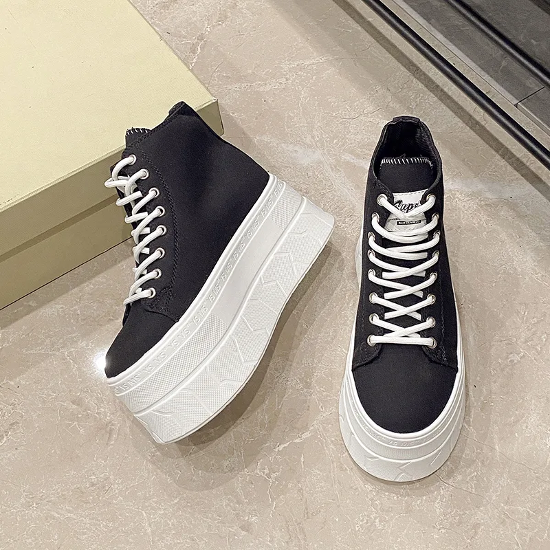Dames canvas dikke bodem verho - Canvas Sneaker High recensie en prijs
