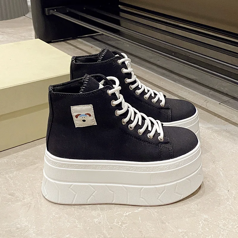 Dames canvas dikke bodem verho - Canvas Sneaker High recensie en prijs