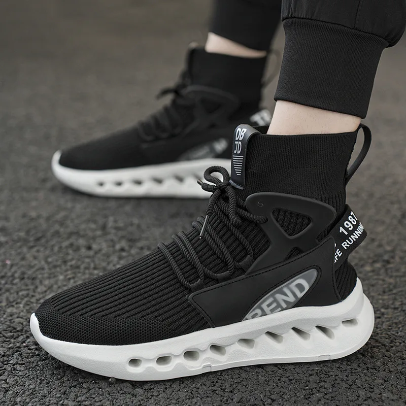 Trendy heren hoge sokken sneak - Canvas Sneaker High recensie en prijs