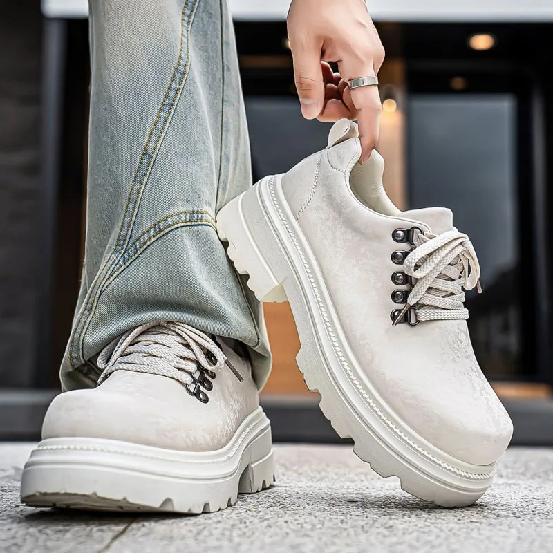 Winterse heren retro Britse st - Men'S Shoes To Increase Height recensie en prijs