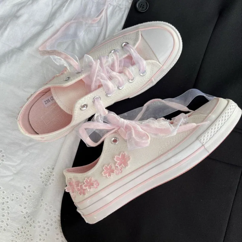 Dames canvas sneakers met bord - Canvas Sneaker High recensie en prijs