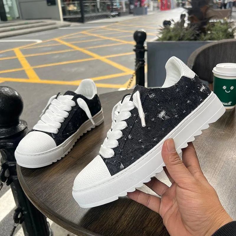 Lage trendy canvas schoenen vo - Men'S Shoes Height Increase recensie en prijs