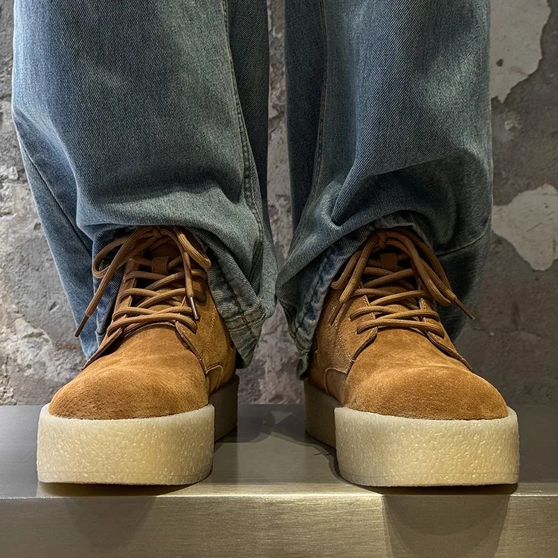 Heren werklaarzen met dikke zo - Men'S Shoes Height Increase recensie en prijs