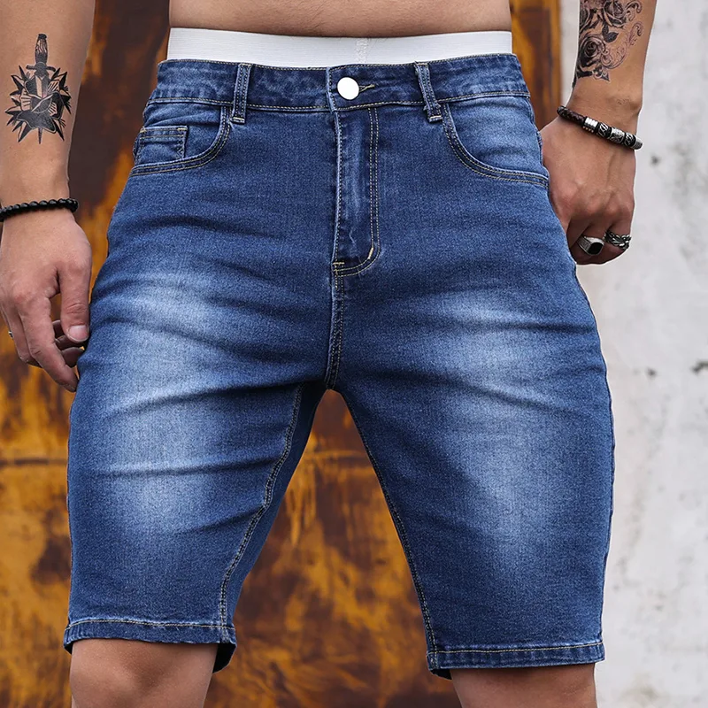 2026 Heren stretch-denimshorts - Men'S Shoes With Jeans recensie en prijs