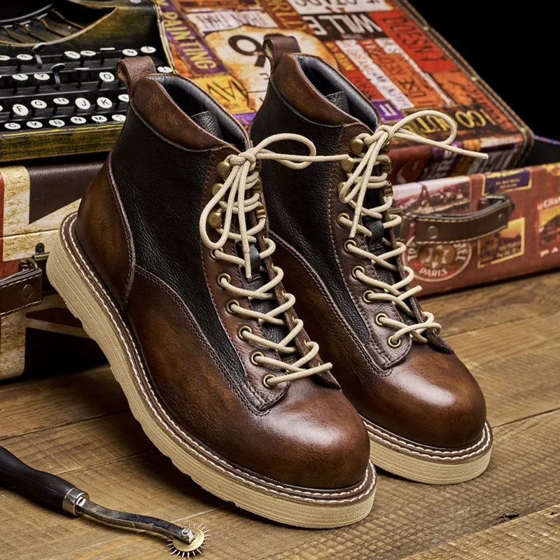 Handgemaakte heren enkel Oxfor - Men Shoes Oxford recensie en prijs