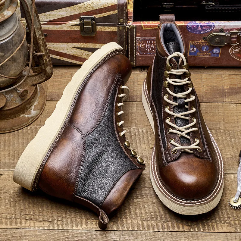 Handgemaakte heren enkel Oxfor - Men Shoes Oxford recensie en prijs