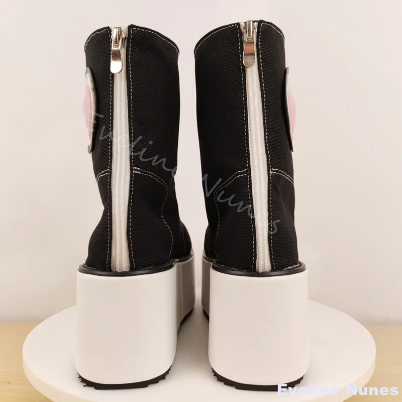 Hoge canvas schoenen met dikke - Canvas Sneaker High recensie en prijs