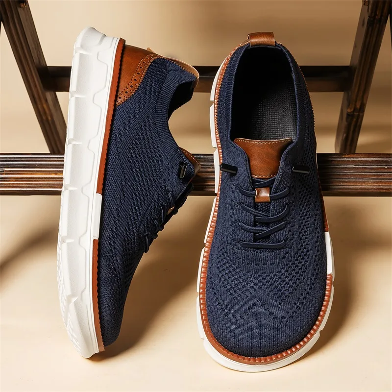 Heren brede teen gebreide nett - Men'S Shoes For Wide Feet recensie en prijs