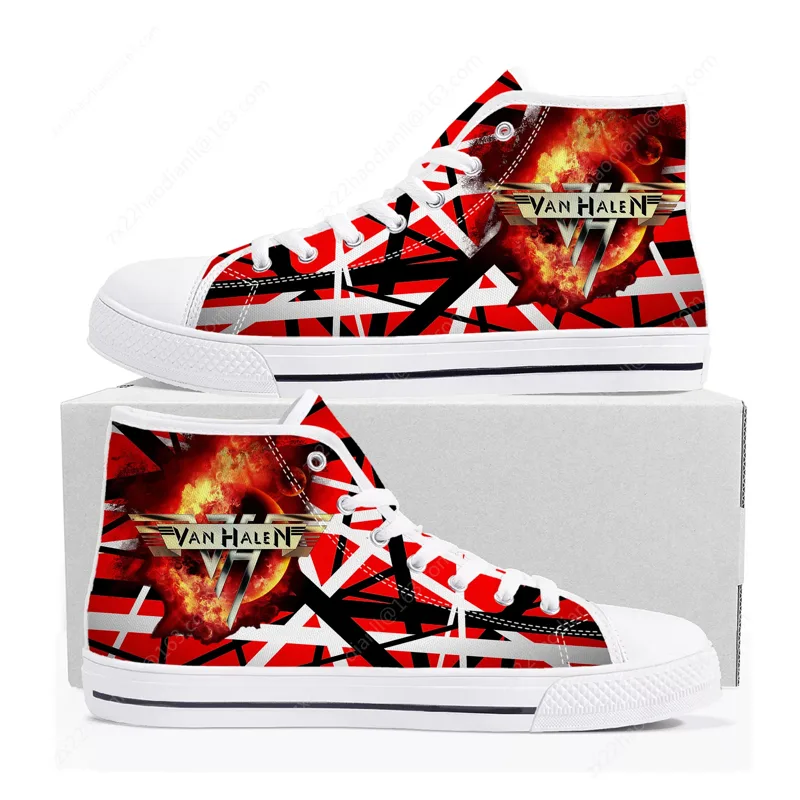 Van Evh 5150 strepen Halen hog - Canvas Sneaker High recensie en prijs