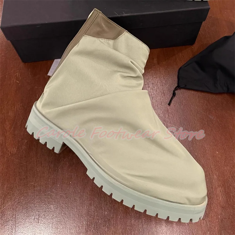 Geplooide nylon stoffen hoge h - Men'S Shoes Height Increase recensie en prijs