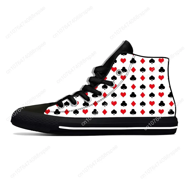 Zomer Speelkaart Symbool Poker - Canvas Sneaker High recensie en prijs