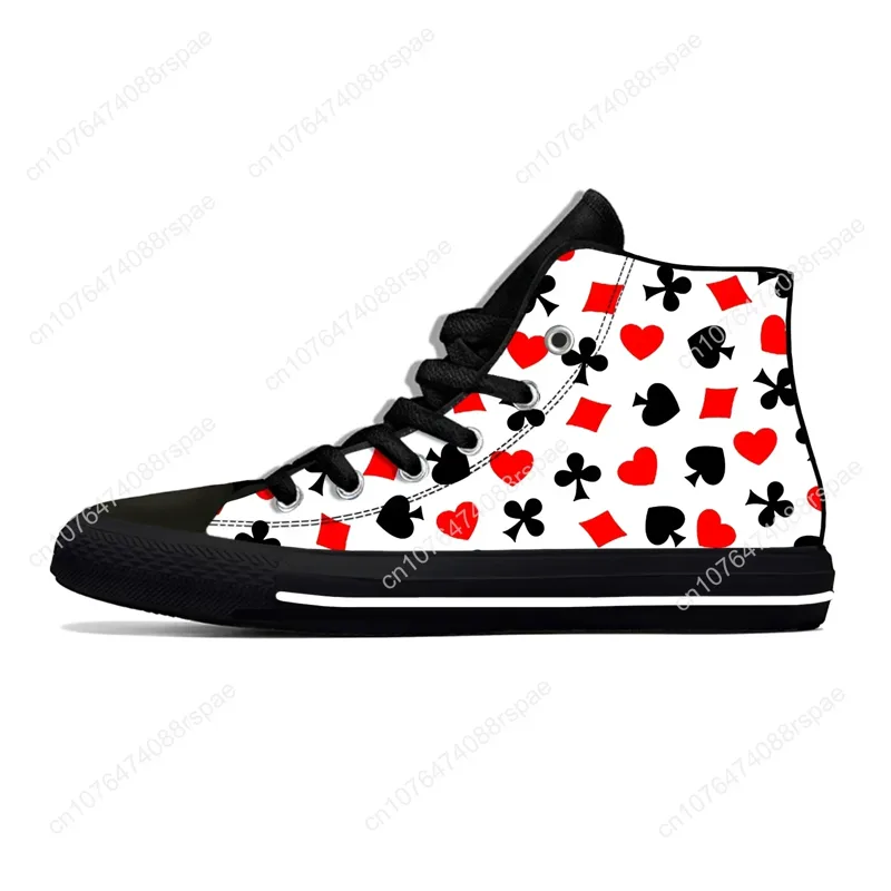 Zomer Speelkaart Symbool Poker - Canvas Sneaker High recensie en prijs