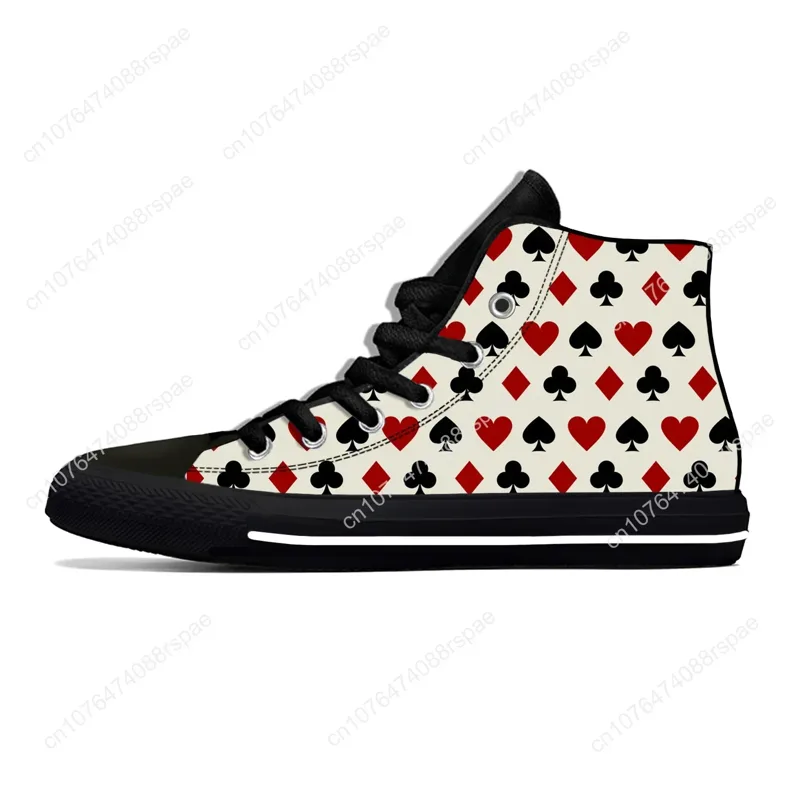 Zomer Speelkaart Symbool Poker - Canvas Sneaker High recensie en prijs
