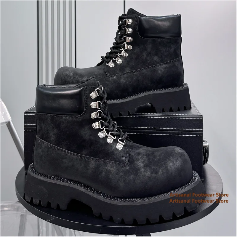 Hoge herenboots met dikke zool - Men'S Shoes Height Increase recensie en prijs