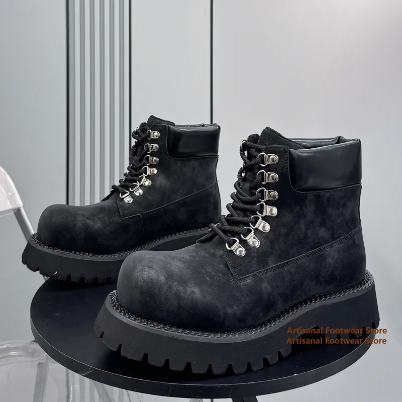 Hoge herenboots met dikke zool - Men'S Shoes Height Increase recensie en prijs