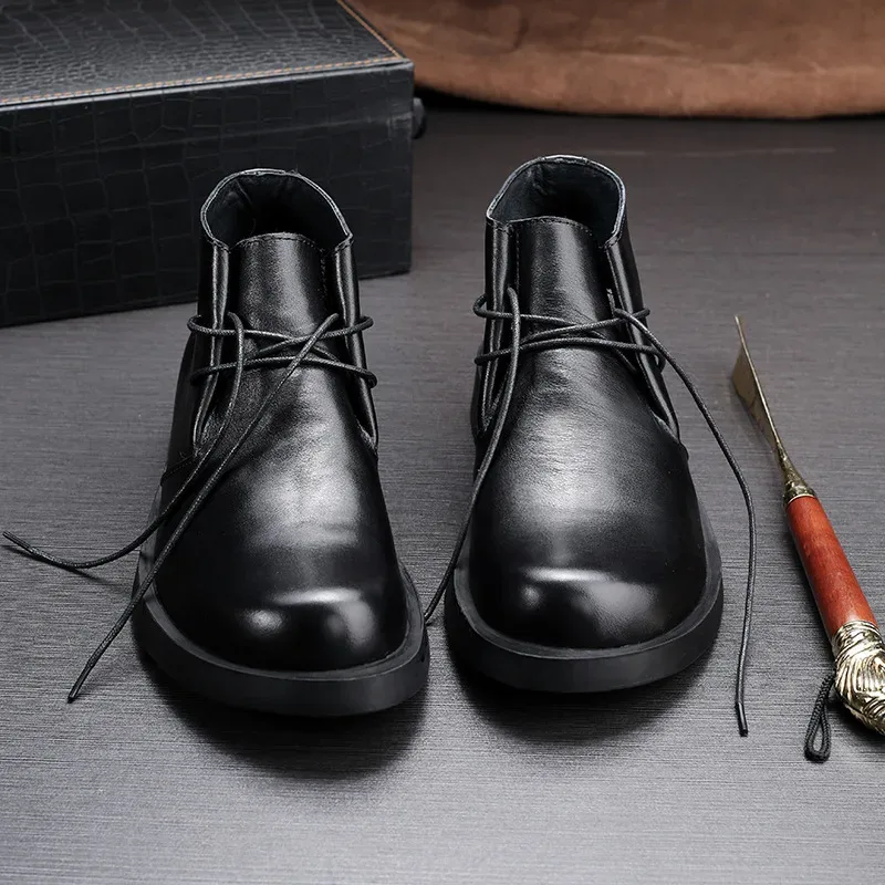 Vintage lederen heren enkel ko - Men Shoes Oxford recensie en prijs