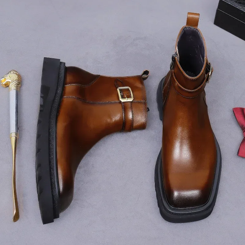 Retro heren enkel Oxford laarz - Men Shoes Oxford recensie en prijs