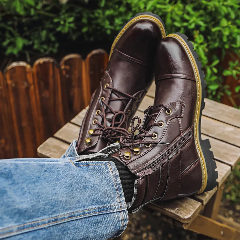 Kwaliteit Mannen Leren Laarzen - Men Shoes Oxford recensie en prijs