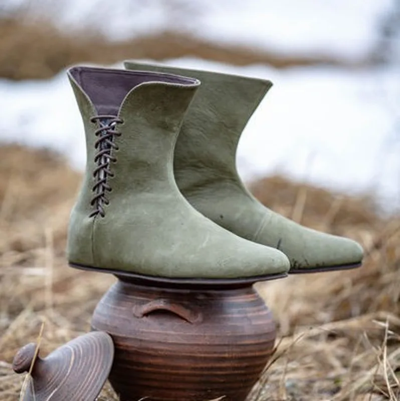 Middeleeuwse leren schoen voor - Men Shoes China recensie en prijs