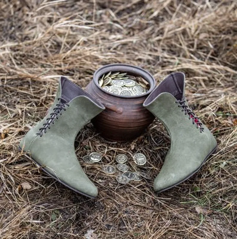 Middeleeuwse leren schoen voor - Men Shoes China recensie en prijs