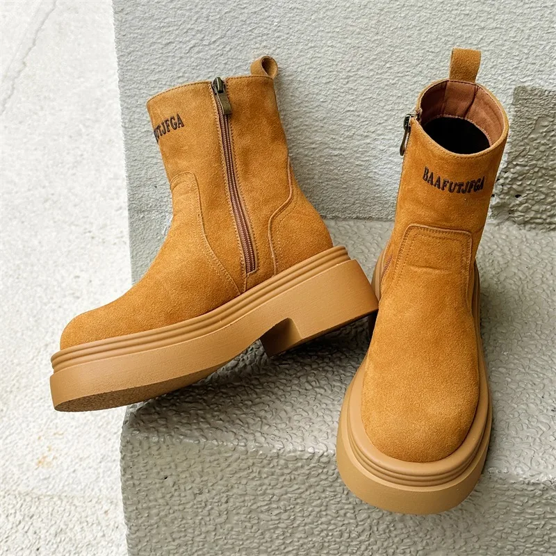 Winter Europa Amerika Retro di - Men'S Shoes Height Increase recensie en prijs