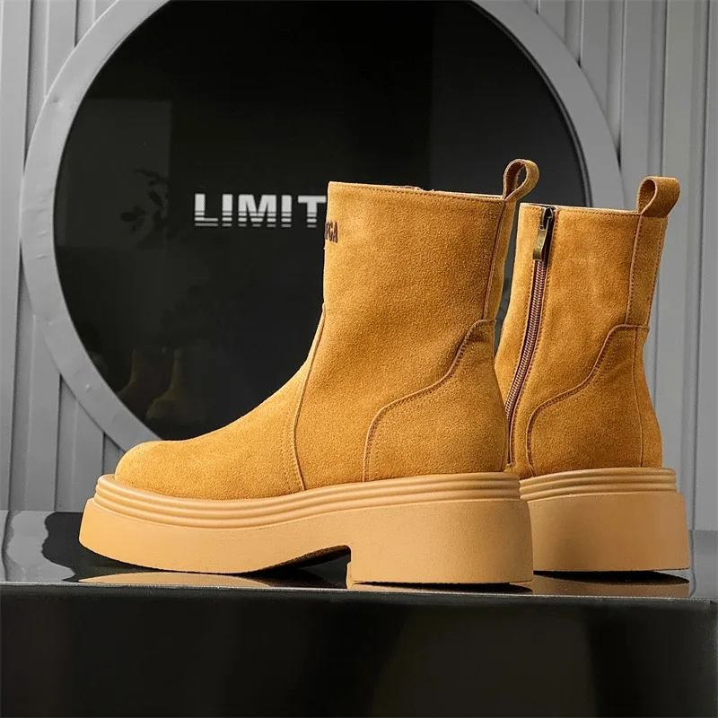 Winter Europa Amerika Retro di - Men'S Shoes Height Increase recensie en prijs