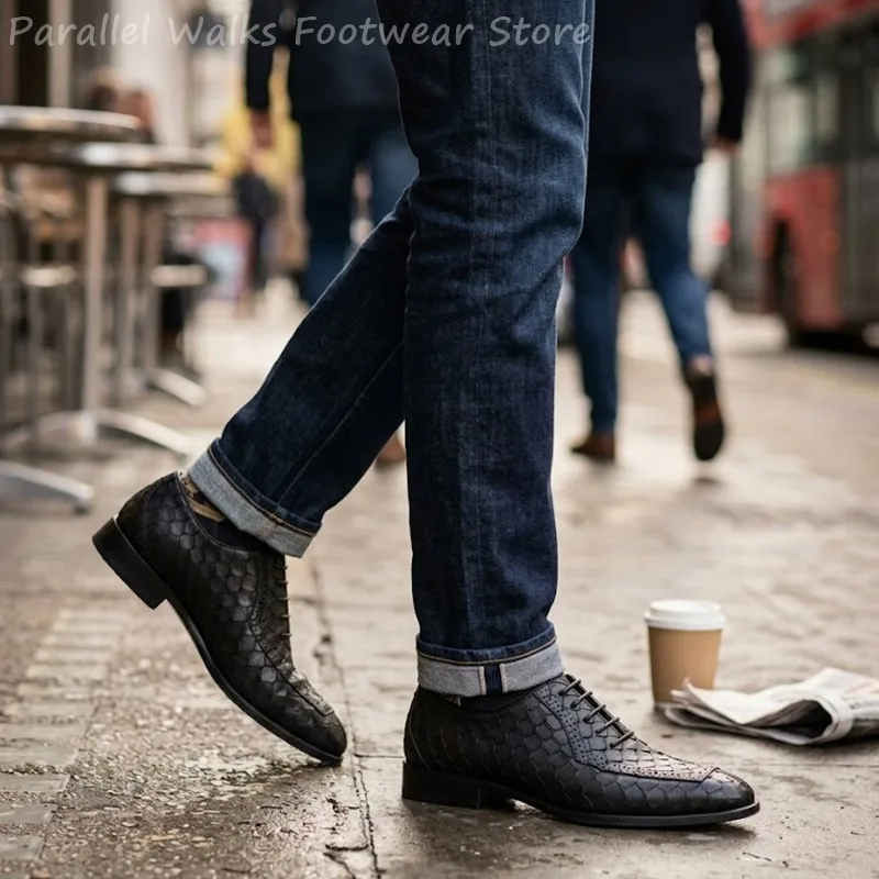 Heren Oxford schoenen van leer - Men Shoes Oxford recensie en prijs