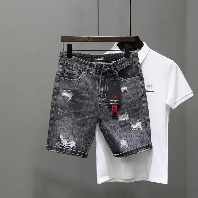 Heren Korte Jeans Broek Zwart  - Men'S Shoes With Jeans recensie en prijs